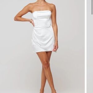 NWOT | (Worn once for pictures) | Resa Cindy Mini Dress in Pearl | Size Medium